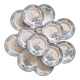 13 Longwy Azaleas dinner plates
