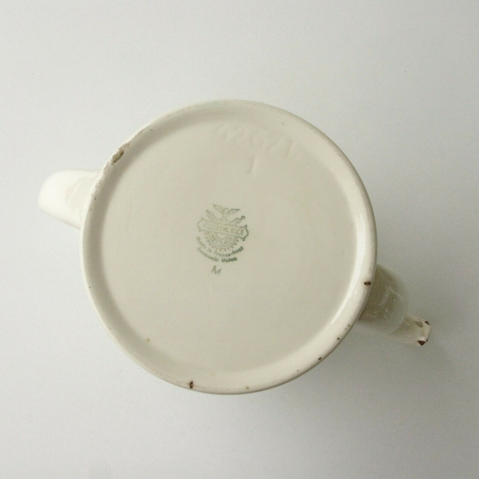 Ceramic Salam Teapot Villeroy and Boch white and Silver