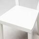 Lot de quatre chaises livia blanches, Gio Ponti