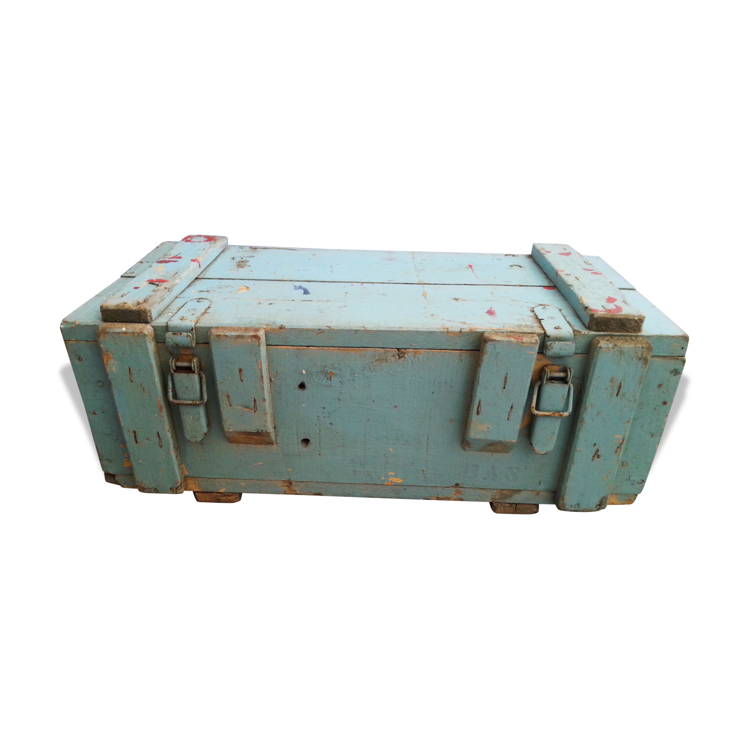 Caisse militaire vintage industriel