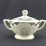 Art Deco tête-à-tête in Limoges porcelain by Legrand
