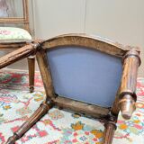 Pair of Louis XVI Period Walnut Chairs, 18th Century