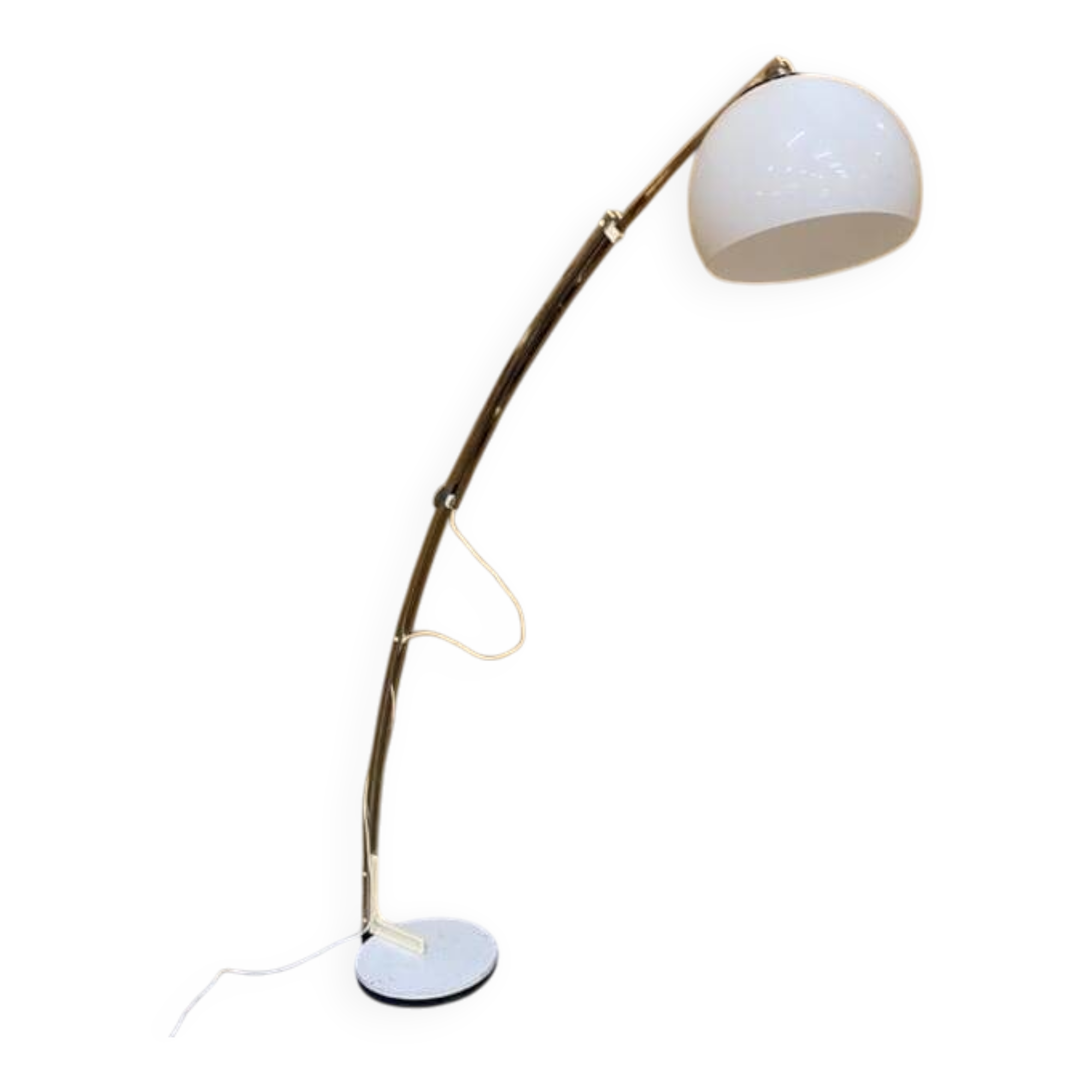 Vintage Reggiani telescopic floor lamp in chromed metal, 1970