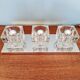 Triple wall lamp Ice Cube, Peill & Putzler, 1970