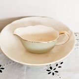 Villeroy and Boch porcelain salad bowl and sauce boat