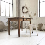 Pine and oak farm table