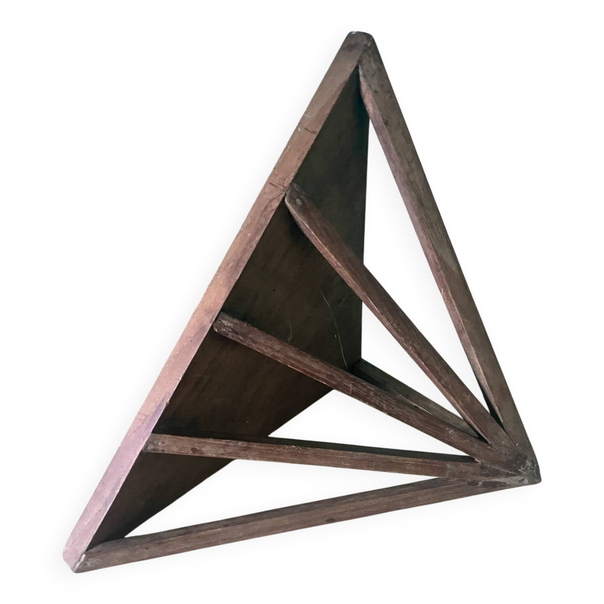 Small teak shelf