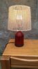 Belka Danish ceramic lamp with rope shade