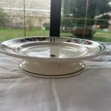 Compotier art deco cherries, longwy model the merises