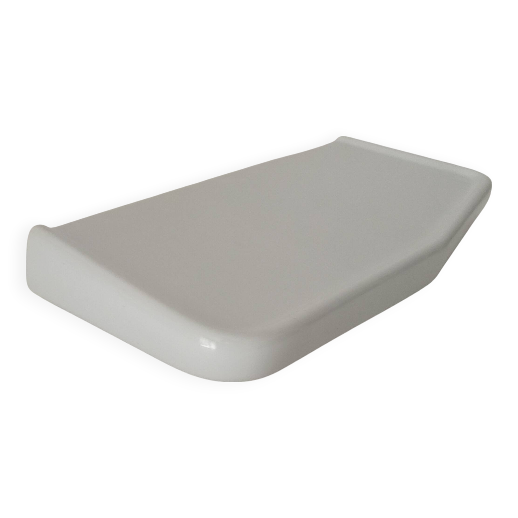 60s ceramic bathroom wall shelf