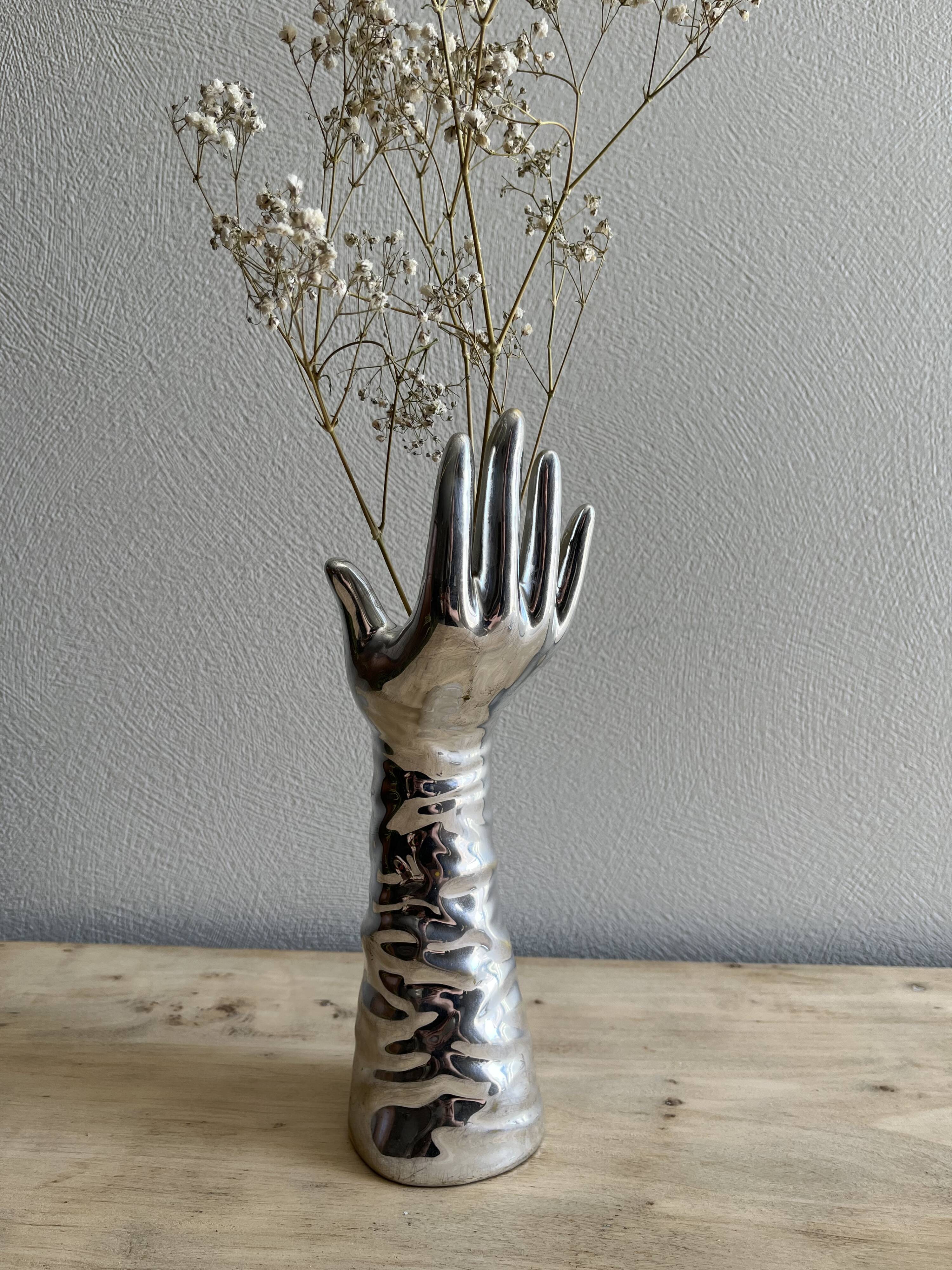 Hand ring vase vintage soliflore