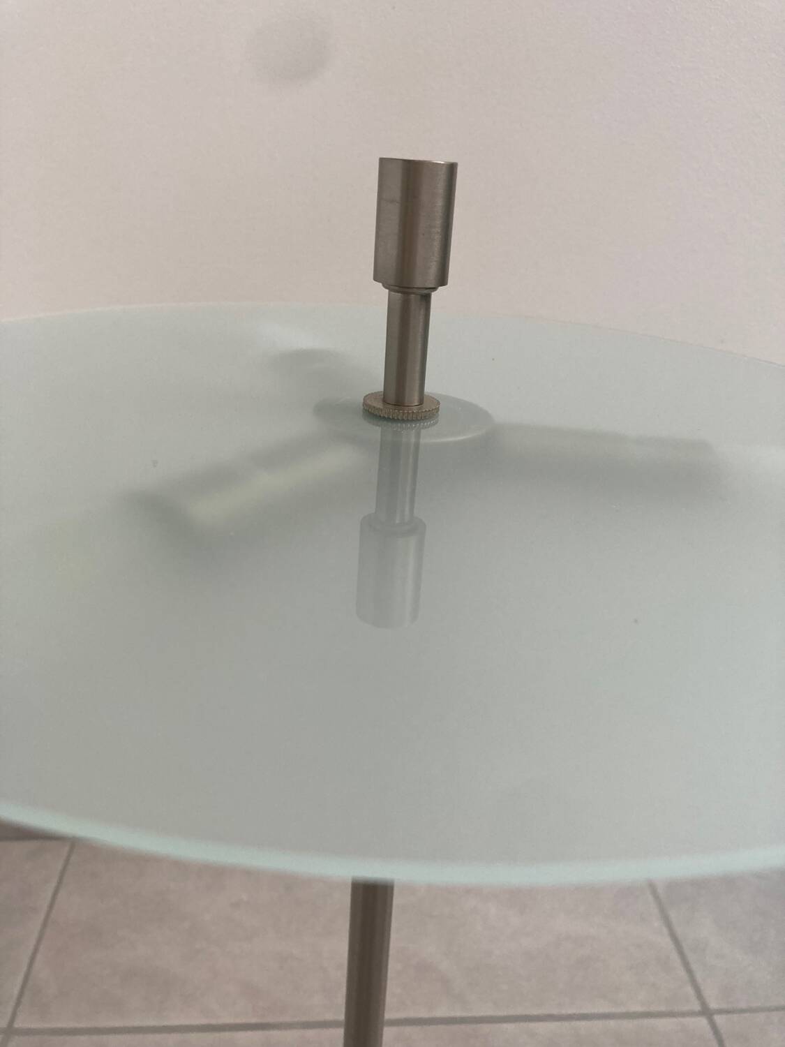 Lampe bureau contemporaine métal et verre