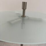 Contemporary metal and glass desk lamp