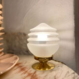 Art Deco globe lamp
