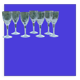 7 Cut Crystal Wine Glasses Faceted leg Baccarat, Saint Louis ??