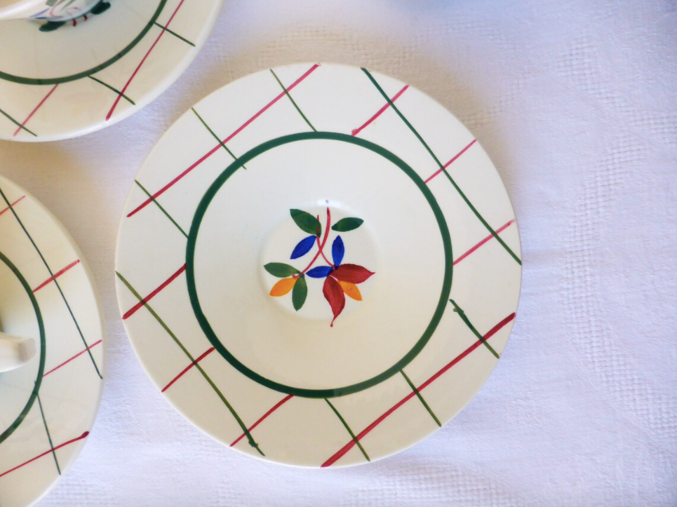 Vintage Gien Tamaris porcelain coffee set