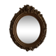 Old wooden and stucco mirror 37x45cm