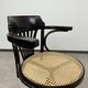 Swivel office chair in Jugendstil by Thonet