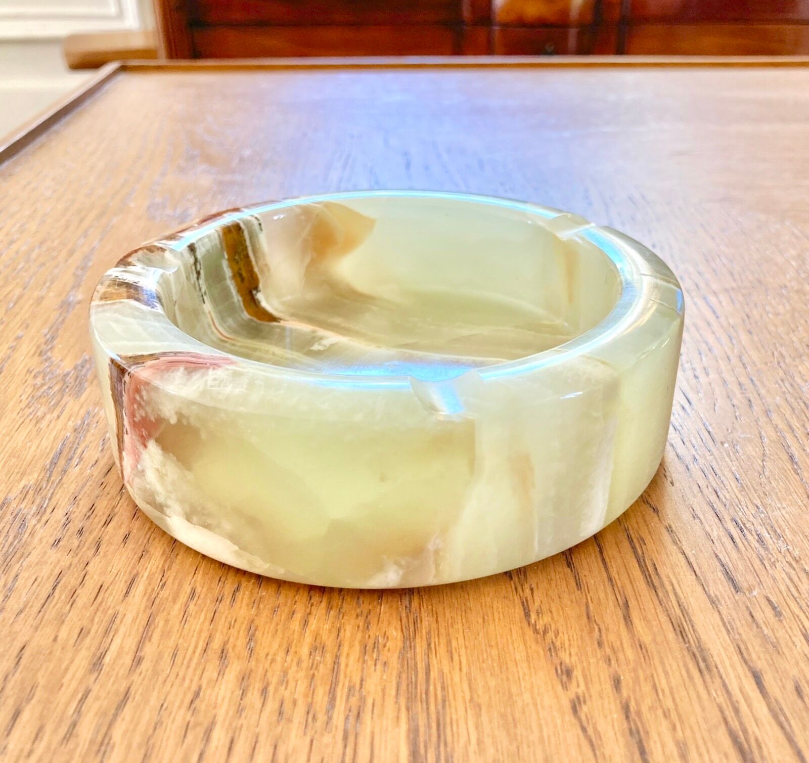 Marble onyx ashtray