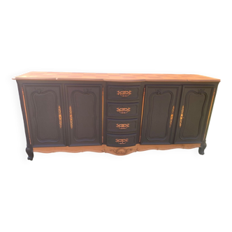 Large Louis XV sideboard revamped