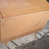 Convenient 3-drawer oak veneer 1970