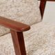 Vintage mid-century brown granola armchair 1970