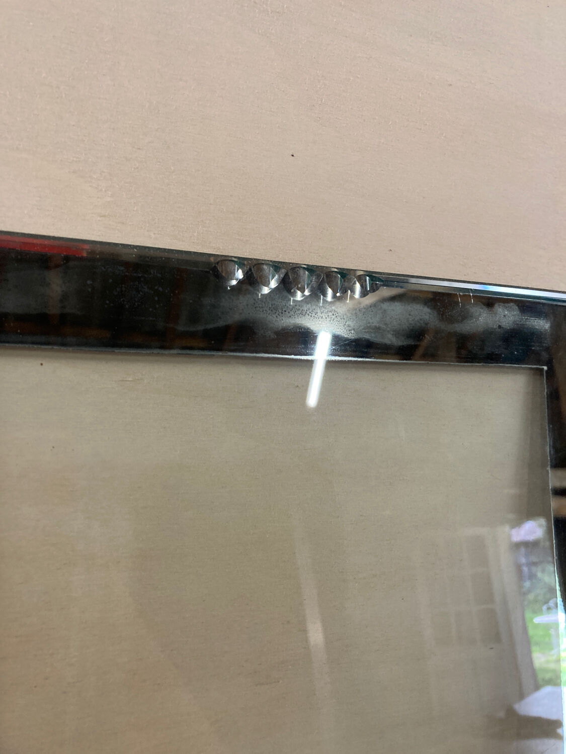Cadre miroir vintage rectangulaire