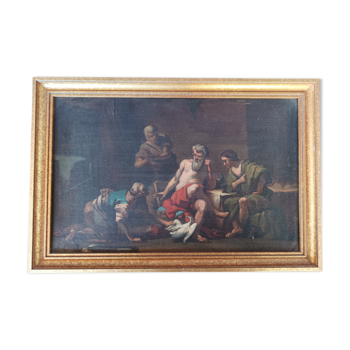 French school after Jean-Bernard Restout copy late eighteenth