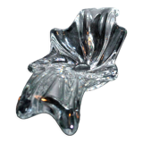Modern splash pocket cup in baccarat crystal signed - flat design
