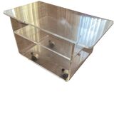 Plexiglas coffee table