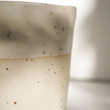 Artisanal ceramic cup in sandstone Léa Baldassari