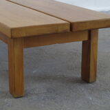Solid elm coffee table