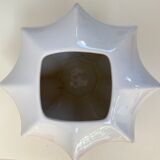 XL octagonal ceramic vase
