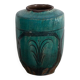 Antique emerald green enamelled vase (c.1820) #12