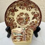 Tonquin Staffordshire cup and saucer