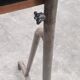 School board mounted on tubular feet