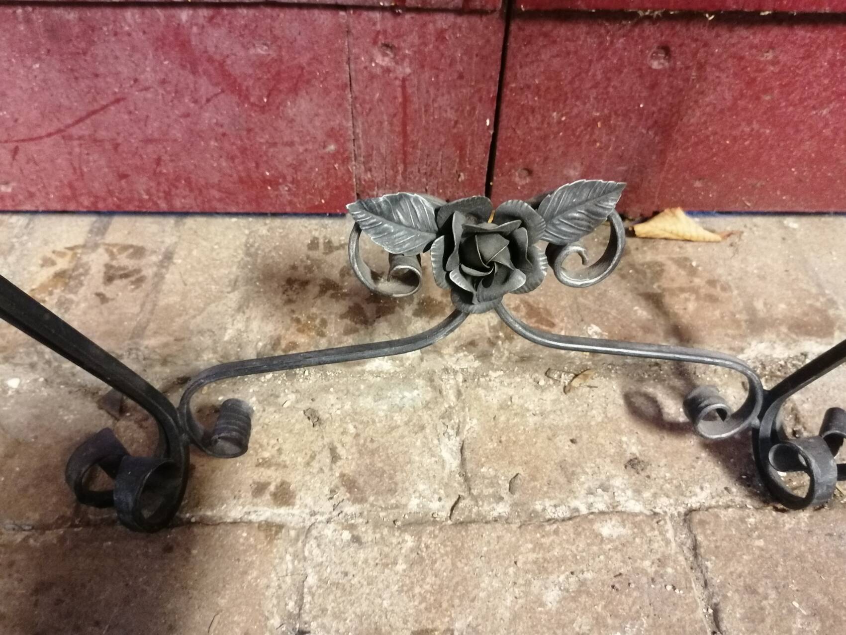 Art Deco wrought iron consoles