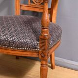 Paire de Fauteuils en Hêtre teinté – Début XXe