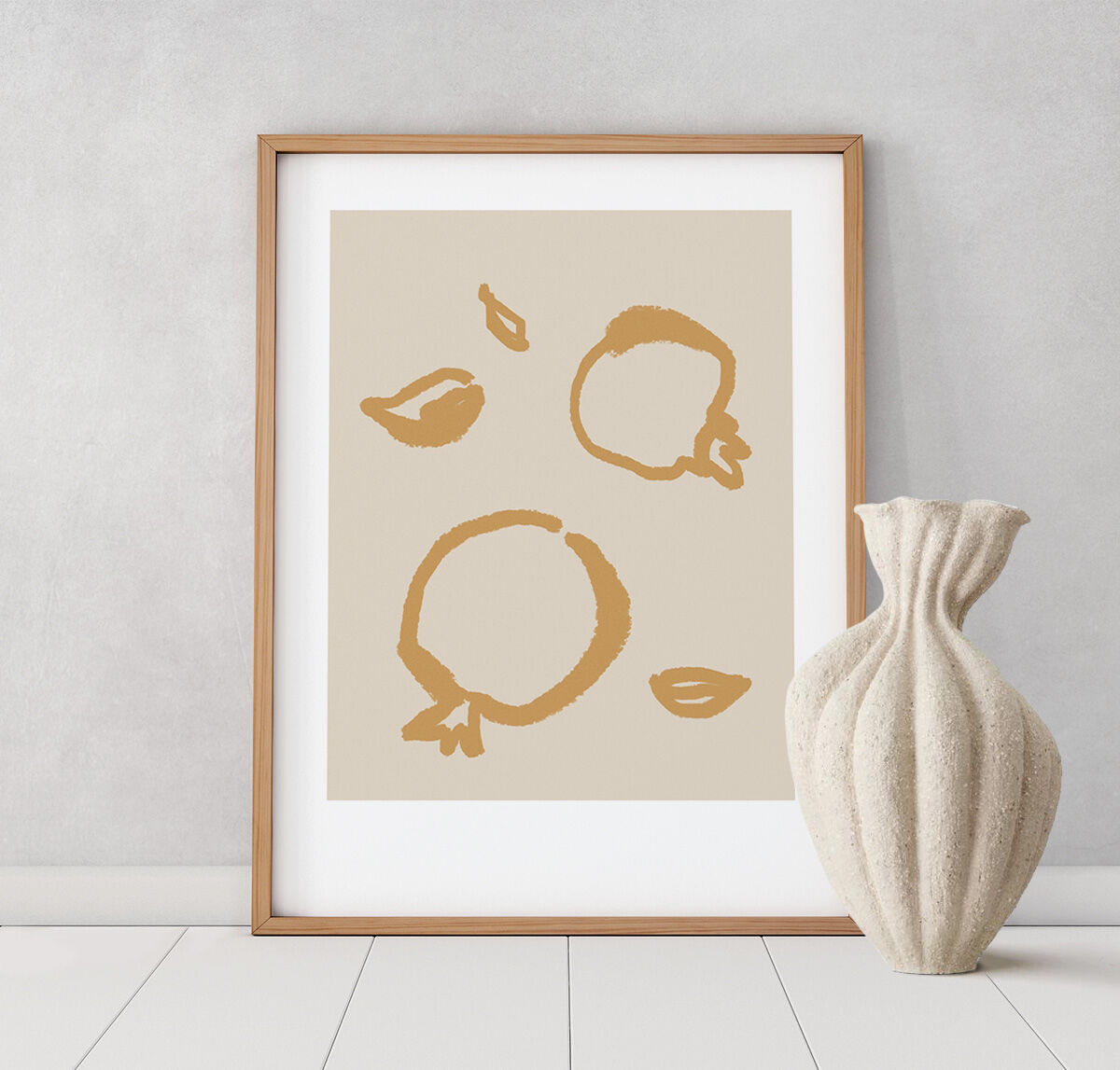 Botanical illustration giclee print, 50x70