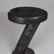Solid wood sculptural side table, original contemporary design, logniture