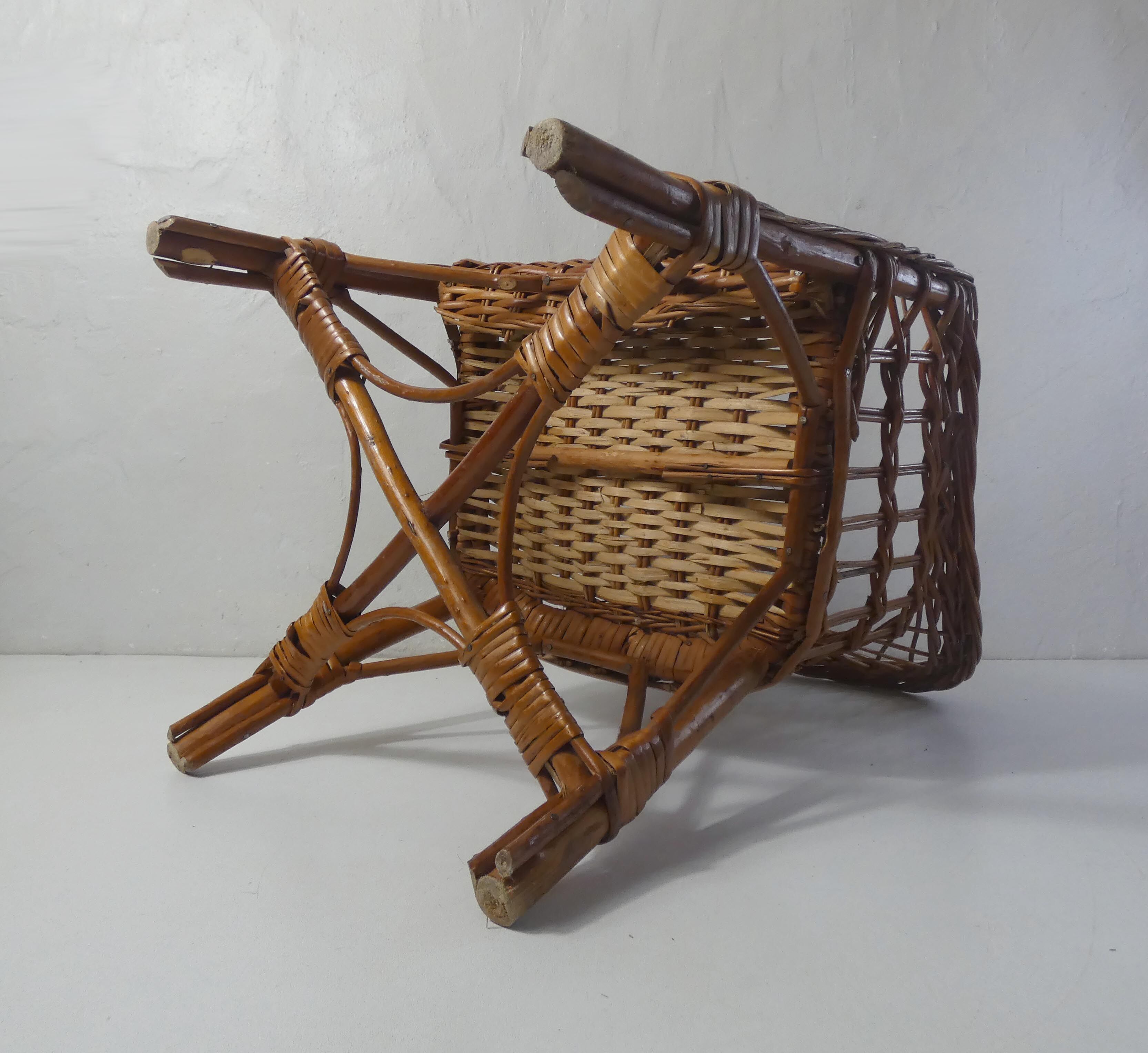 Rattan armchair for children