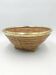 Rattan and brass basket