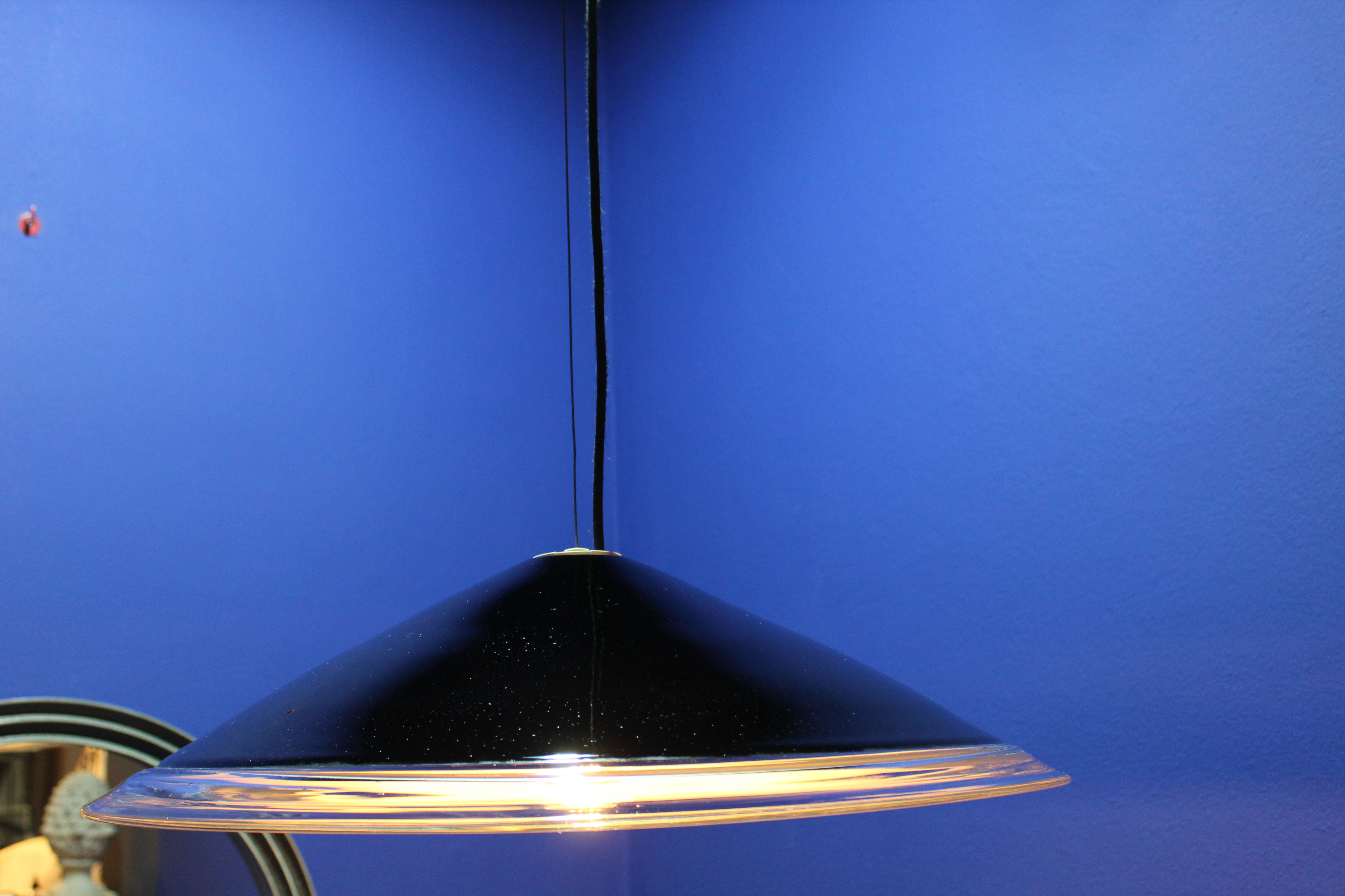 Murano glass pendant lamp Renato Toso for Leucos