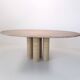 Mario Bellini – Il Colonnato – Italian travertine dining table, ca. 1980