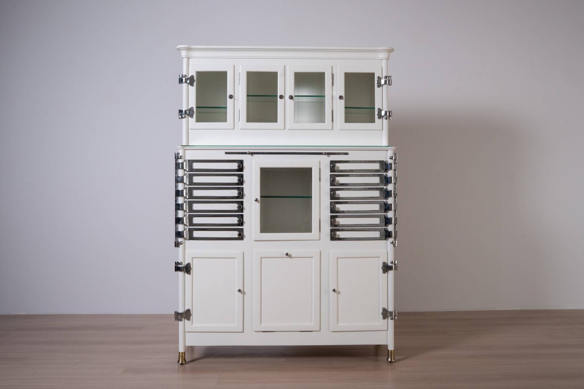 German Dental Instrument Cabinet by Arnold Biber, Pforzheim, Circa 1920