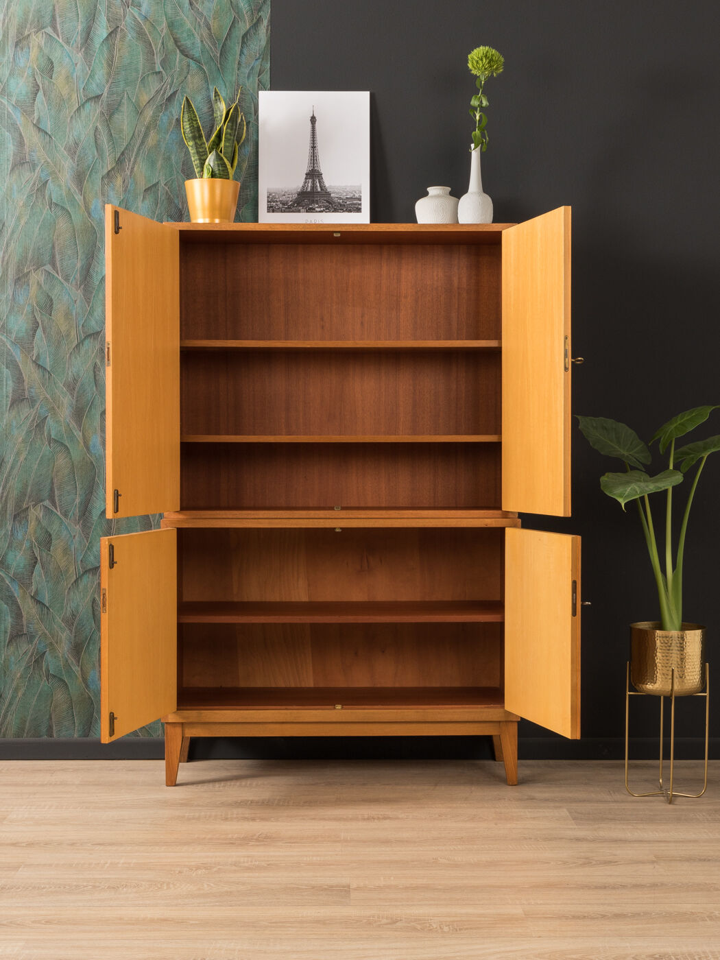 Armoire en noyer de WK Möbel des années 1950