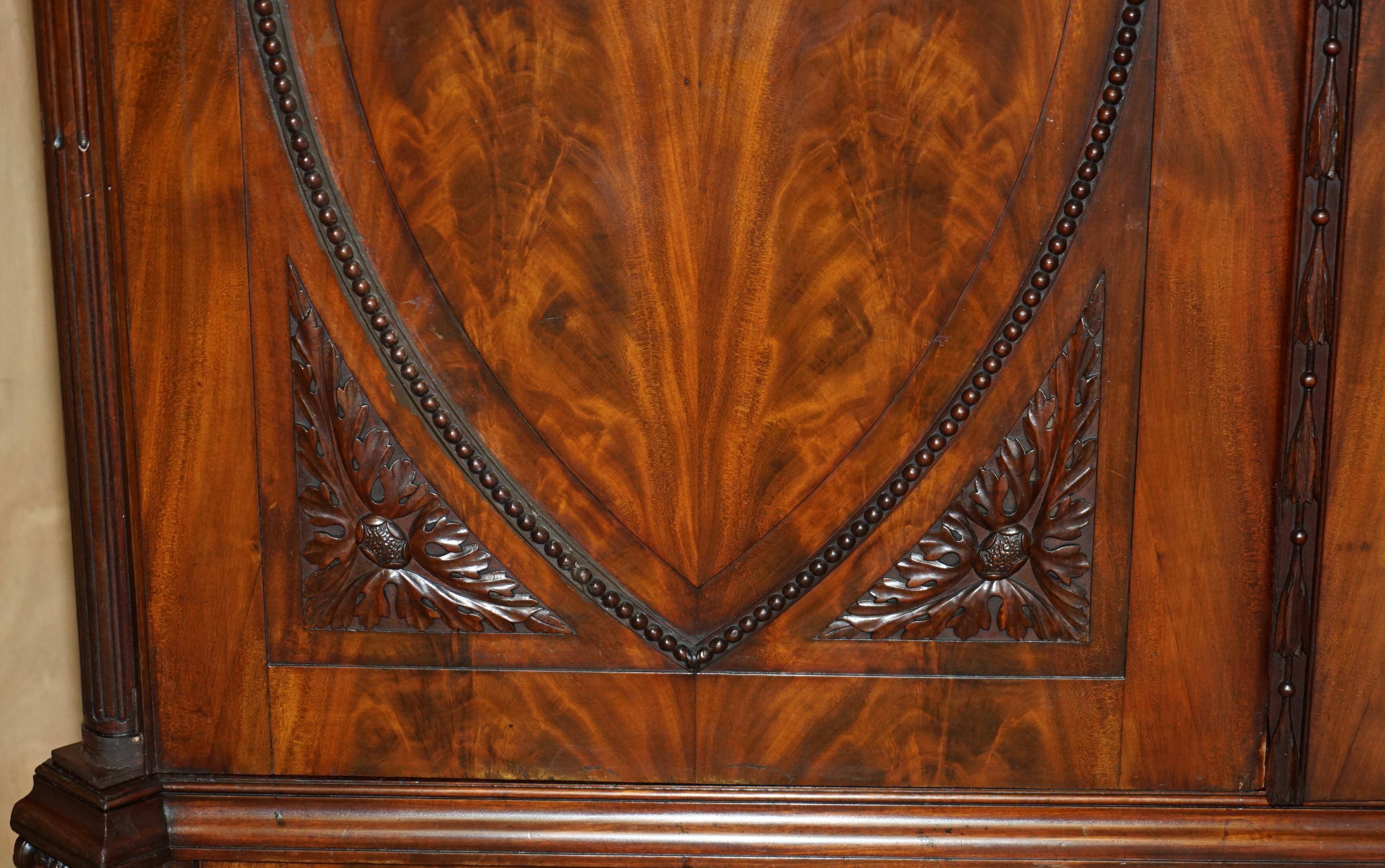 Thomas Chippendale Antique Linen Armoire 18th Century circa 1760