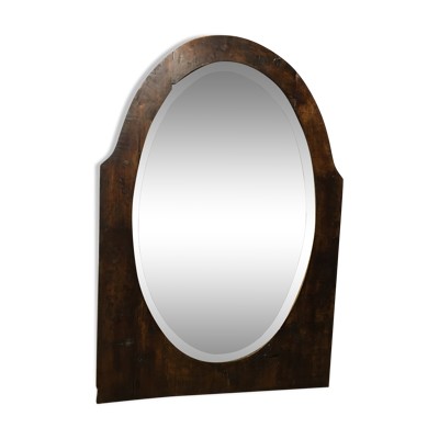 Miroir ovale biseauté 92x63