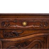 Commode ancienne sur pattes de lion, Europe occidentale, vers 1880. Après rénovation.