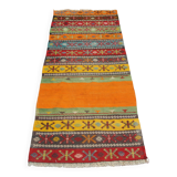 Handmade wool runner kilim rug